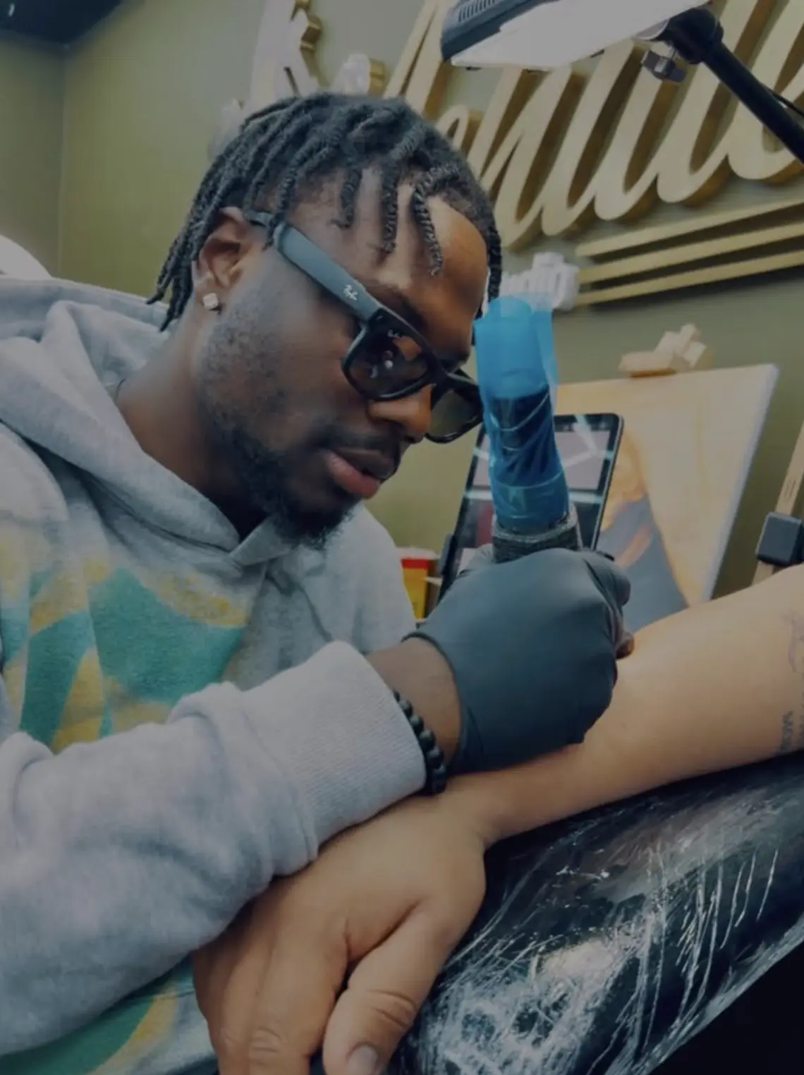 photo of Randy, tattoo artist