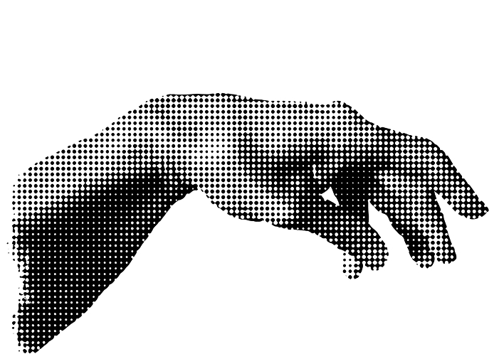 Adam's hand from birth of creation