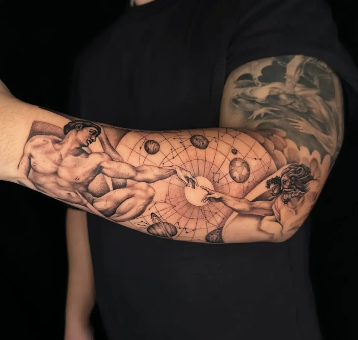 Creation tattoo by David Lay