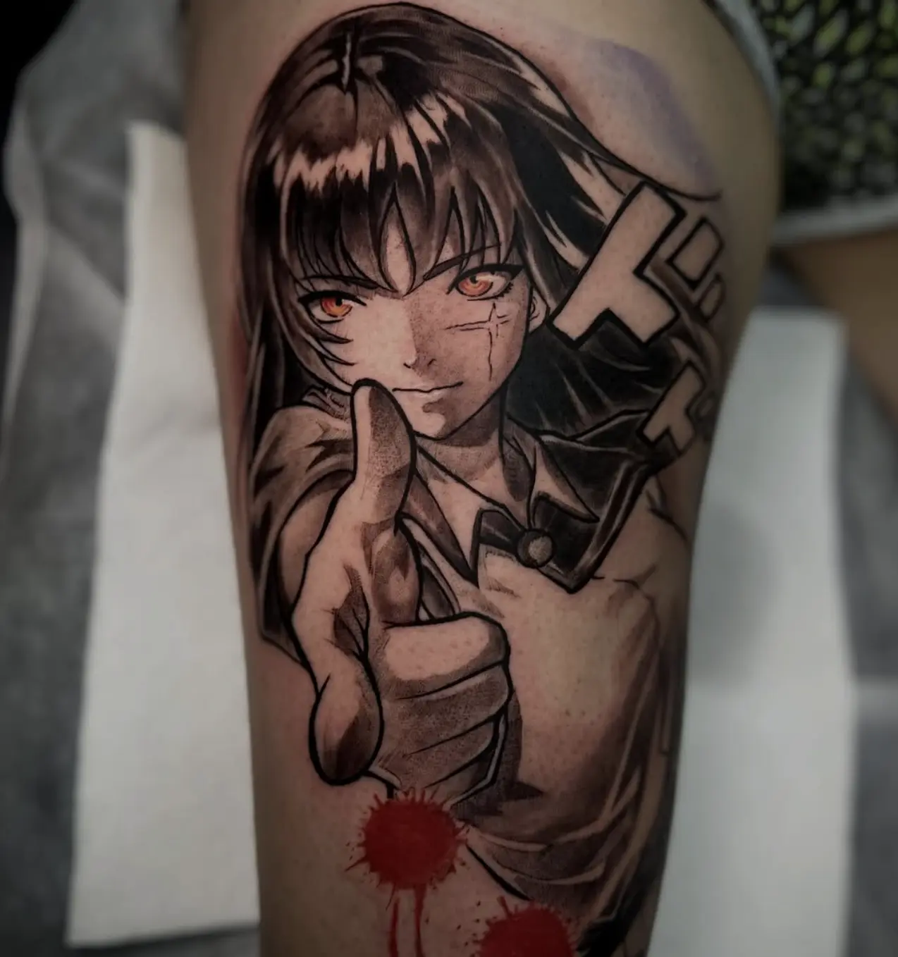 Anime tattoo by Jdiaz