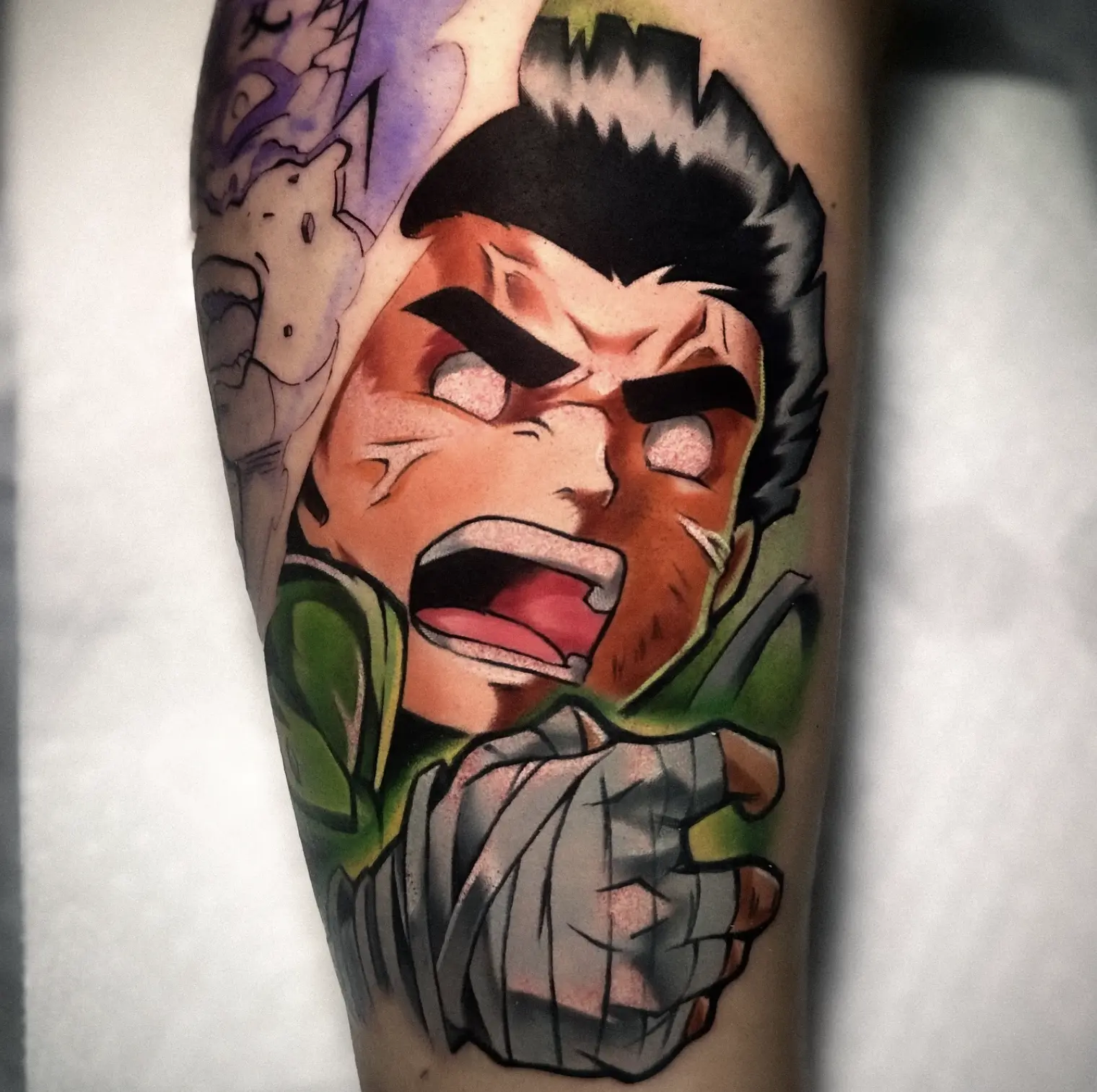 Rock Lee  tattoo by Jdiaz