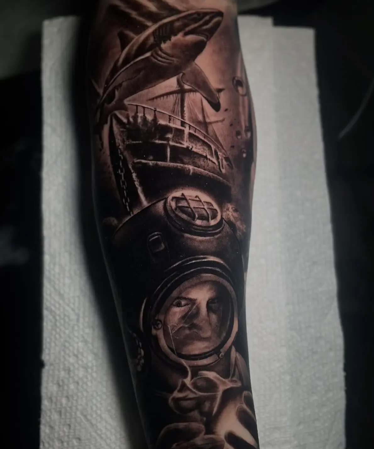 Underwater tattoo by Jdiaz