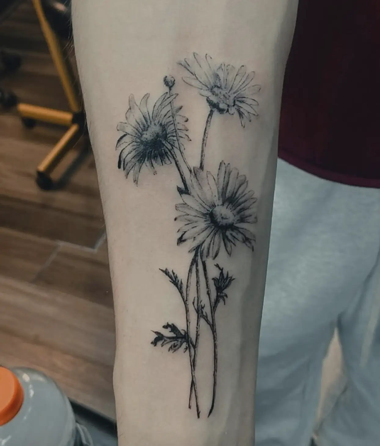 Flower tattoo by Jeju