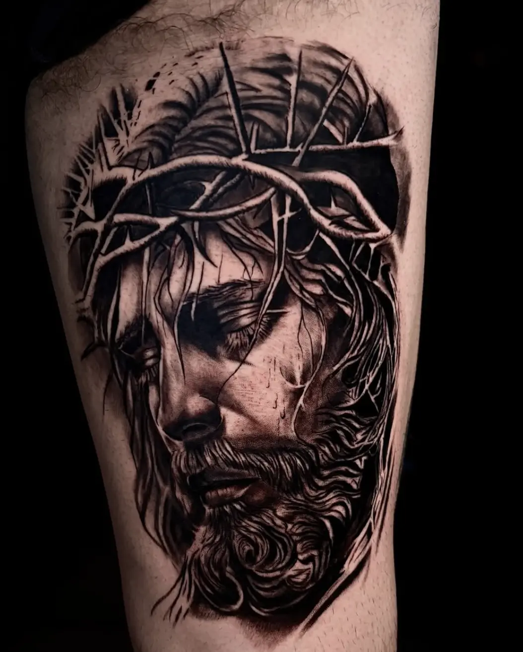 Jesus tattoo by Magic Inkz