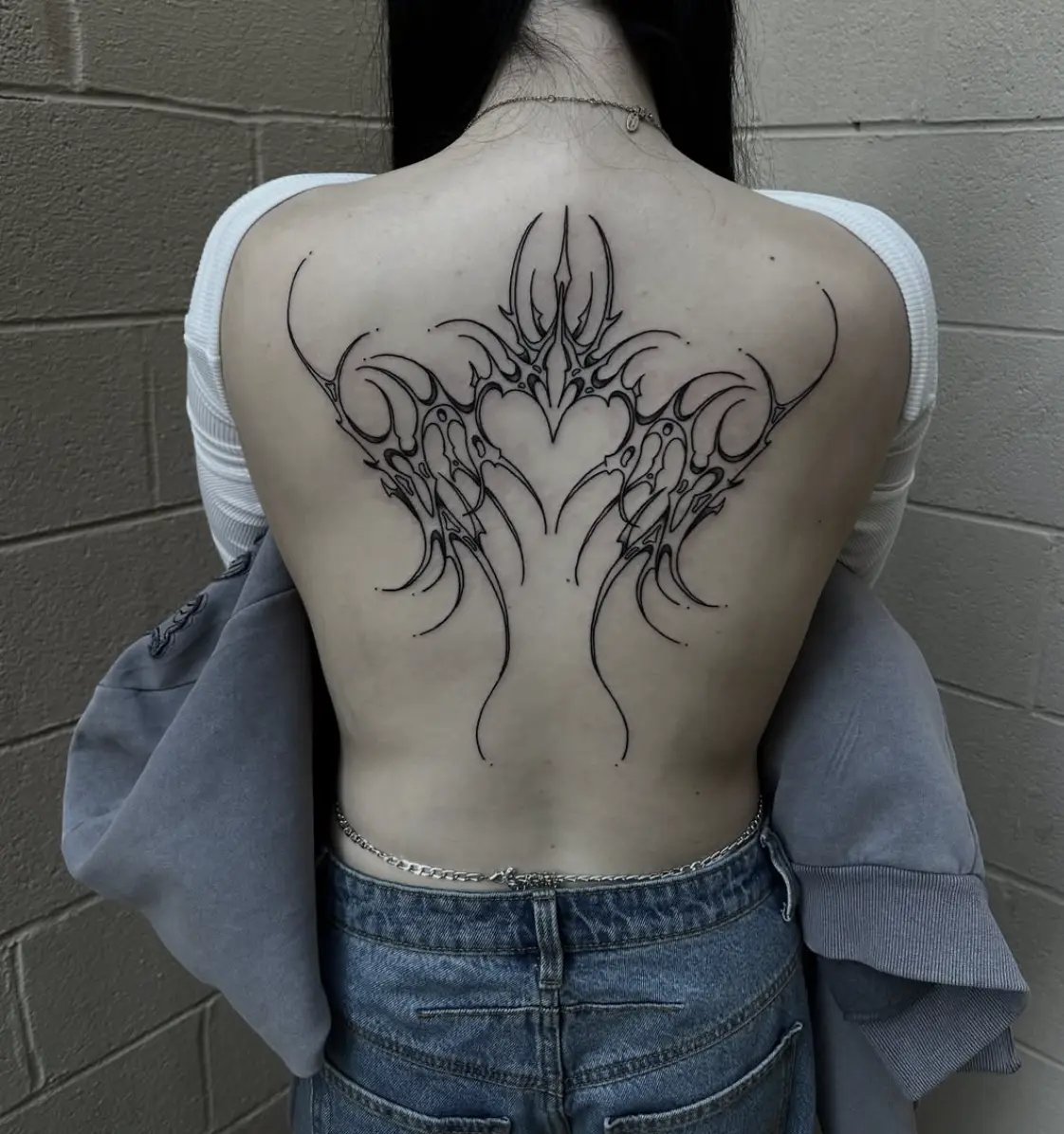 Back tattoo by Randy